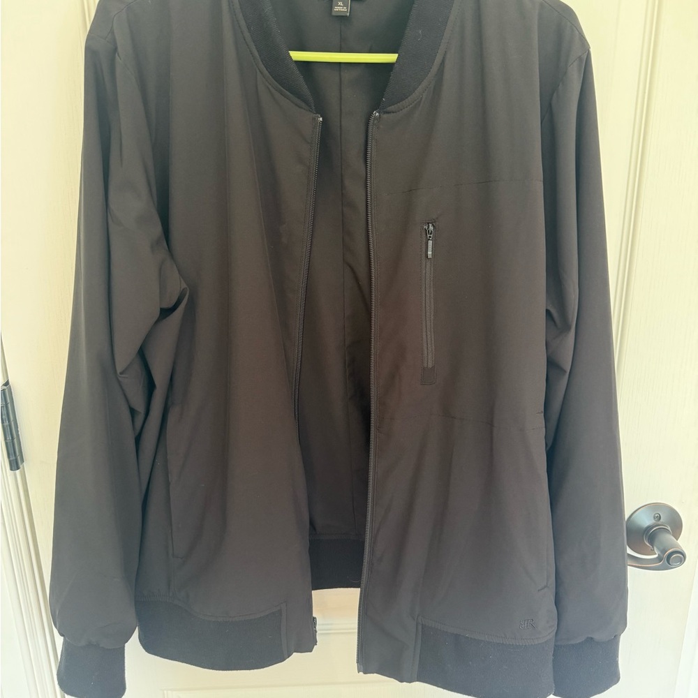 Banana Republic bomber jacket black like new - Picture 4 of 6